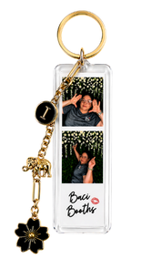Mini photo strip keychain option
